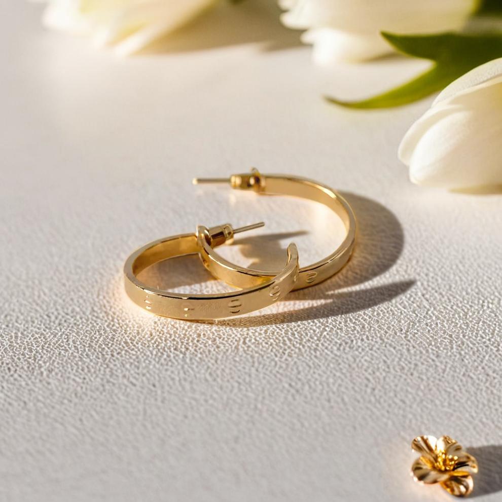 Cartier Rosegold Hoops - Miss Scrunchie