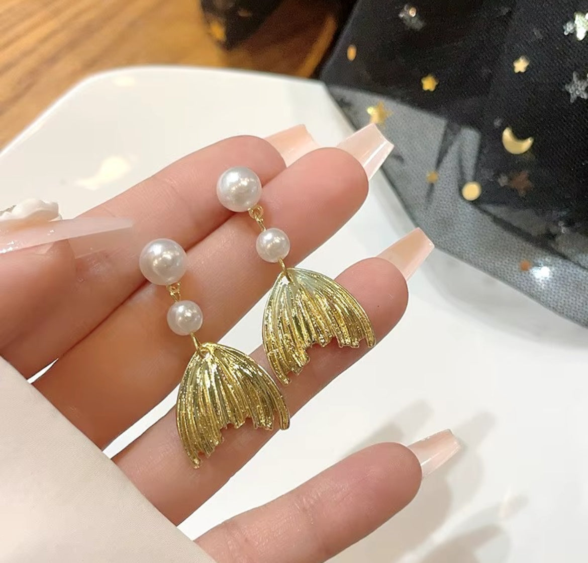 Mermaid Earrings - Miss Scrunchie