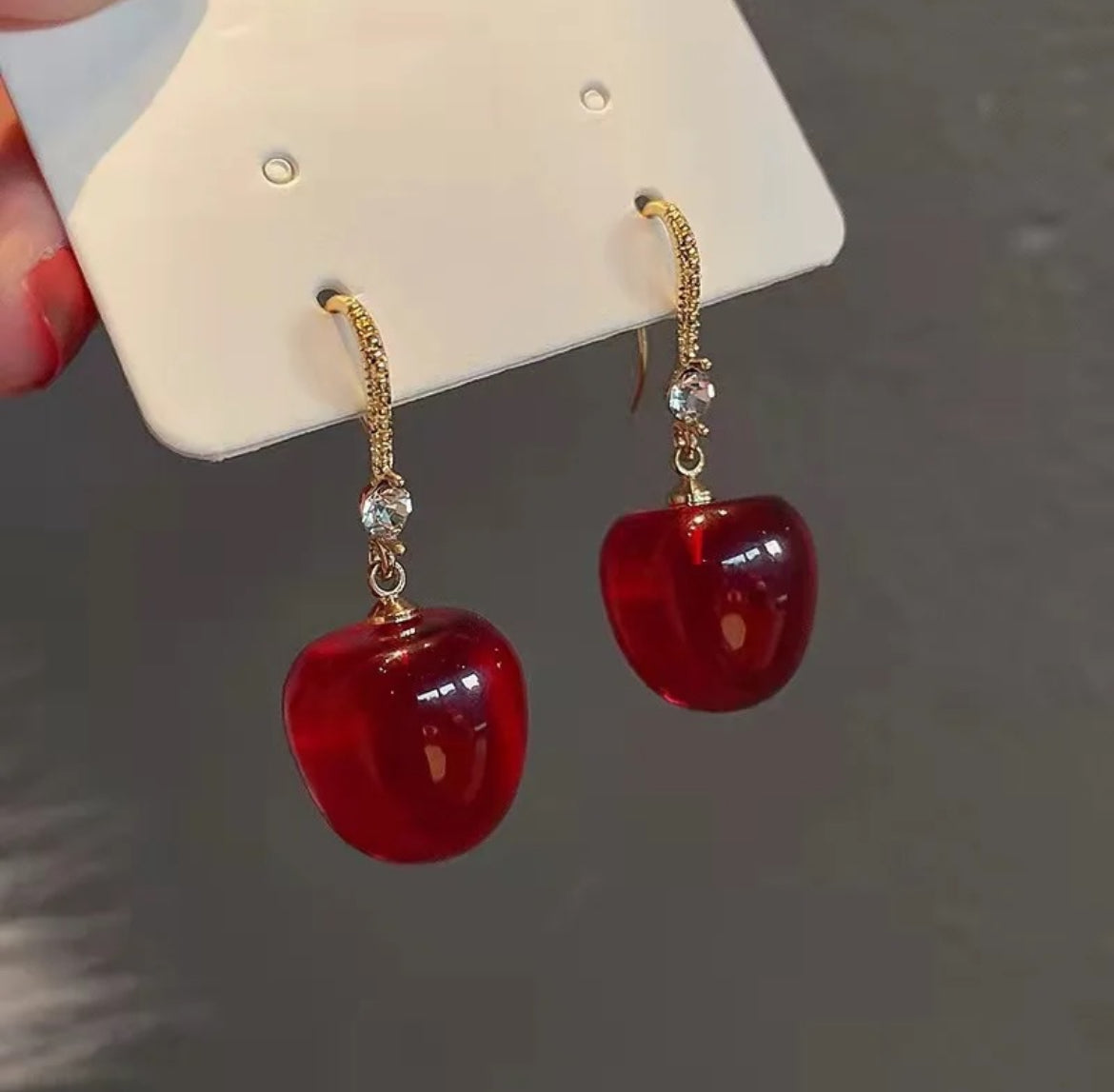 Cherry Earrings - Miss Scrunchie